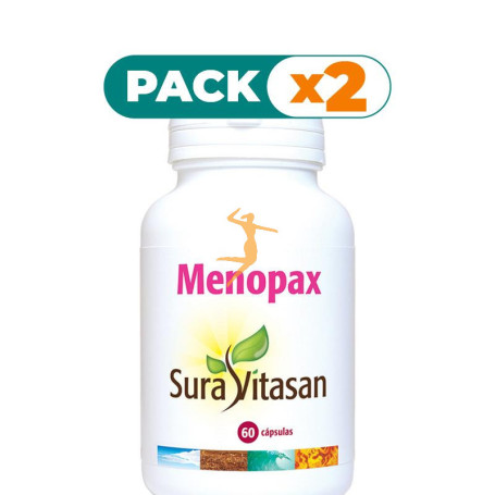 Pack 2x MENOPAX 60 CÁPSULAS SURA VITASAN