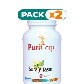 Pack 2x PURI-CORP 500Mg. 210 CÁPSULAS SURA VITASAN