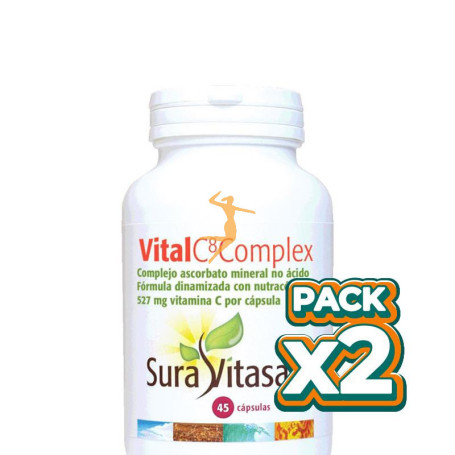 Pack 2x VITAL C8 COMPLEX 45 CÁPSULAS SURA VITASAN