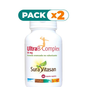 Pack 2x ULTRA B COMPLEX 60 CÁPSULAS SURA VITASAN