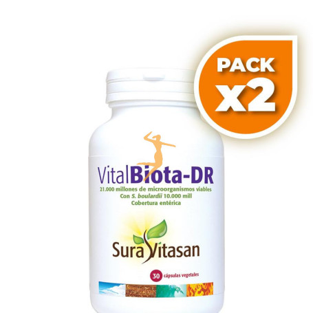 Pack 2x VITALBIOTA-DR 30 CÁPSULAS SURA VITASAN