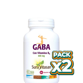 Pack 2x GABA 60 CÁPSULAS SURA VITASAN