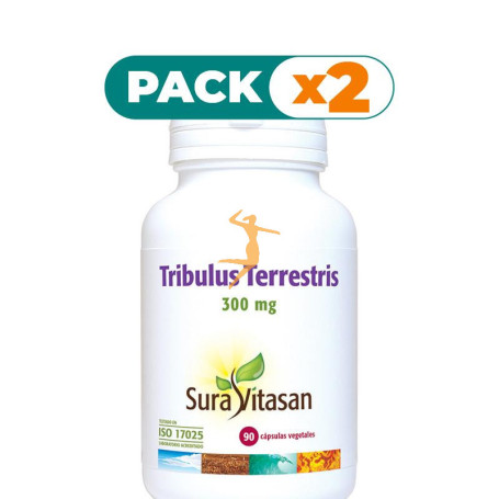 Pack 2x TRIBULUS TERRESTRIS 90 CÁPSULAS SURA VITASAN