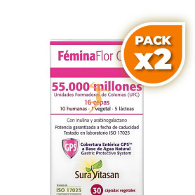 Pack 2x FEMINA FLOR ORAL 55.000 30 CÁPSULAS SURA VITASAN