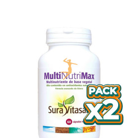 Pack 2x MULTI NUTRI MAX 60 CÁPSULAS SURA VITASAN