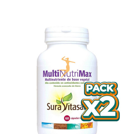 Pack 2x MULTI NUTRI MAX 60 CÁPSULAS SURA VITASAN