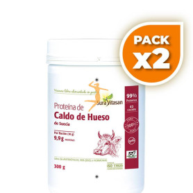 Pack 2x PROTEÍNA DE CALDO DE HUESO 300Gr. SURA VITASAN
