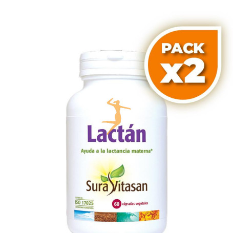 Pack 2x LACTAN 60 CÁPSULAS SURA VITASAN