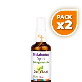 Pack 2x MELATONINA SPRAY 50Ml. SURA VITASAN