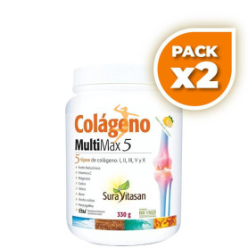 Pack 2x COLÁGENO MULTI MAX 5 330GR SURA VITASAN
