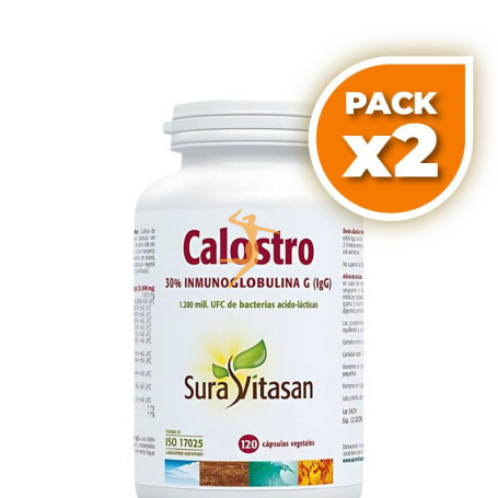 Pack 2x CALOSTRO 120 CÁPSULAS SURA VITASAN