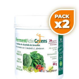 Pack 2x FERMENT ACTIV GREENS 80GR SURA VITASAN