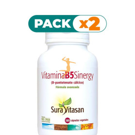 Pack 2x VITAMINA B5 SINERGY 180 CÁPSULAS SURA VITASAN