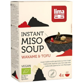SOPA INSTANTÁNEA DE MISO WAKAME Y TOFU 4X10G LIMA