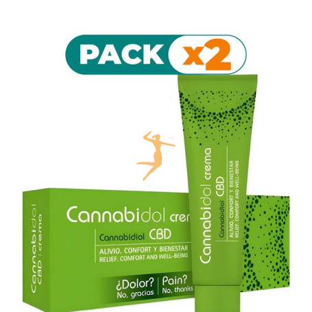 Pack 2x CANNABIDOL CREMA 75ML TEGOR