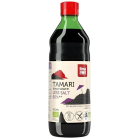 TAMARI 50% MENOS SAL 500ML LIMA