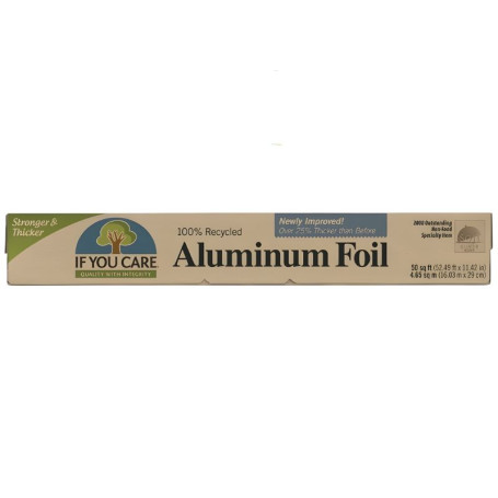 PAPEL DE ALUMINIO 100% RECICLADO 10M IF YOU CARE