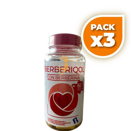 Pack 3x BERBERIQOL 60 CAPSULAS BEQUISA