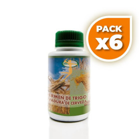 Pack 6x GERMEN DE TRIGO+LEVADURA DE CERVEZA 500 COMPRIMIDOS SORIA NATURAL
