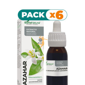 Pack 6x EXTRACTO DE AZAHAR 50ML SORIA NATURAL