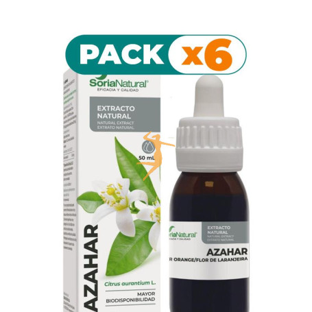 Pack 6x EXTRACTO DE AZAHAR 50ML SORIA NATURAL