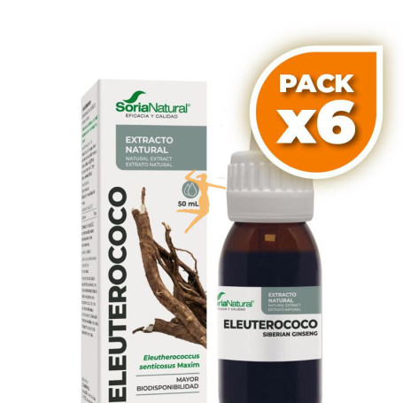 Pack 6x EXTRACTO DE ELEUTEROCOCO 50ML SORIA NATURAL