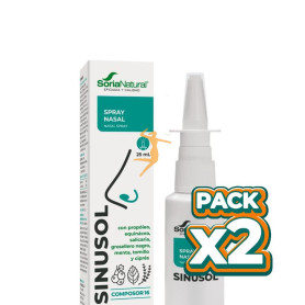 Pack 2x COMPOSOR 16 SINUSOL SPRAY NASAL 25ML SORIA NATURAL