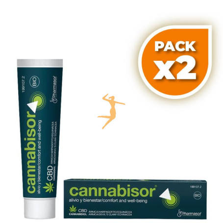 Pack 2x CANNABISOR POMADA 60ML SORIA NATURAL