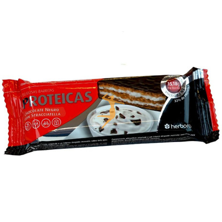 BARRITA PROTEICAS STRACCIATELLA 47Gr. HERBORA