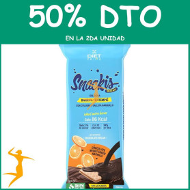 BARRITA SNACKIS BREAK CHOCO NEGRO SABOR NARANJA 20G HERBORA OFERTA 2 UD