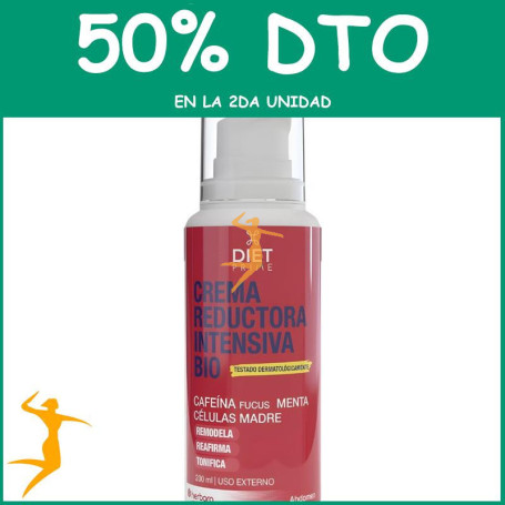 DIET PRIME CREMA REDUCTORA INTENSIVA BIO 200ML HERBORA OFERTA 2 UD