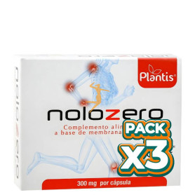 Pack 3x NOLOZERO CON MEMBRANA DE HUEVO OVOMET 30 CÁPSULAS PLANTIS