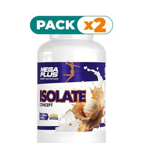 Pack 2x ISOLATE CONCEPT VAINILLA 1KG MEGAPLUS