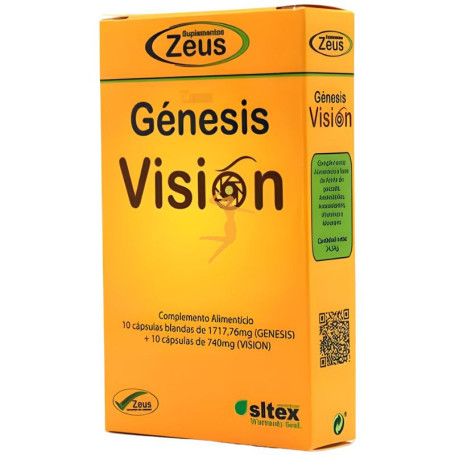 GÉNESIS VISIÓN 20 CÁPSULAS ZEUS