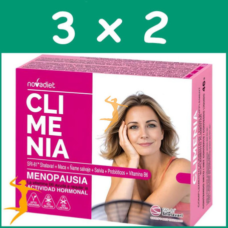 PACK 3x2 CLIMENIA 60 CAPSULAS NOVADIET
