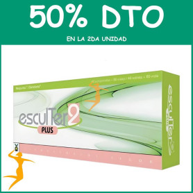 ESCULTER 2 PLUS 40 COMPRIMIDOS + 20 VIALES TEGOR OFERTA 2 UD