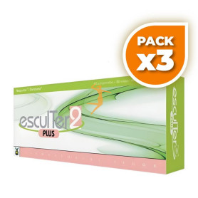 Pack 3x ESCULTER 2 PLUS 40 COMPRIMIDOS + 20 VIALES TEGOR