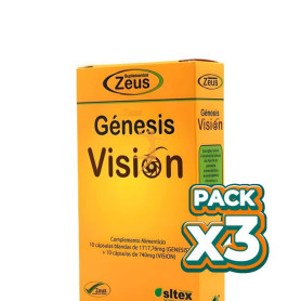 Pack 3x GÉNESIS VISIÓN 20 CÁPSULAS ZEUS