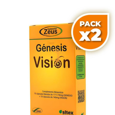 Pack 2x GÉNESIS VISIÓN 20 CÁPSULAS ZEUS