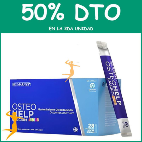 OSTEOHELP CALCIUM JUNIOR 28 STICKS BEBIBLES MARNYS OFERTA 2 UD