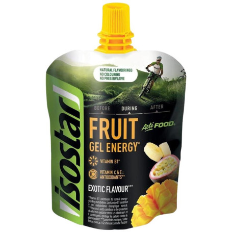 ACTIFOOD GEL ENERGÉTICO SABOR EXÓTICO 90G ISOSTAR