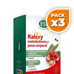 Pack 3x KALORY METABOLISMO 36 COMPRIMIDOS ESI