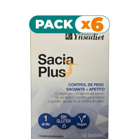 Pack 6x SACIAPLUS 15 SOBRES YNSADIET