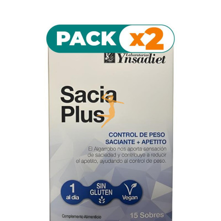 Pack 2x SACIAPLUS 15 SOBRES YNSADIET