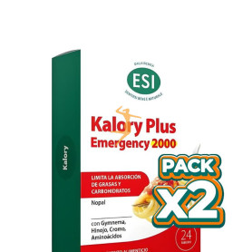 Pack 2x KALORY PLUS EMERGENCY 2000 24 COMPRIMIDOS ESI