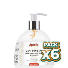 Pack 6x GEL ÍNTIMO CON PROPÓLEO 200ML INTERSA