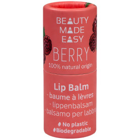 BÁLSAMO LABIAL CON CERA DE ABEJA BAYAS 6G BEAUTY MADE EASY