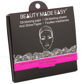 PAPEL SECANTE ROSA 80 HOJAS BEAUTY MADE EASY