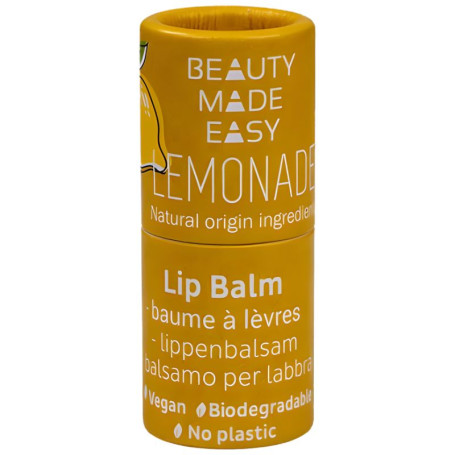 BÁLSAMO LABIAL VEGANO LIMONADA 6G BEAUTY MADE EASY