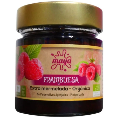 MERMELADA EXTRA ORGÁNICA DE FRAMBUESA 250G MAYA ORGANIC